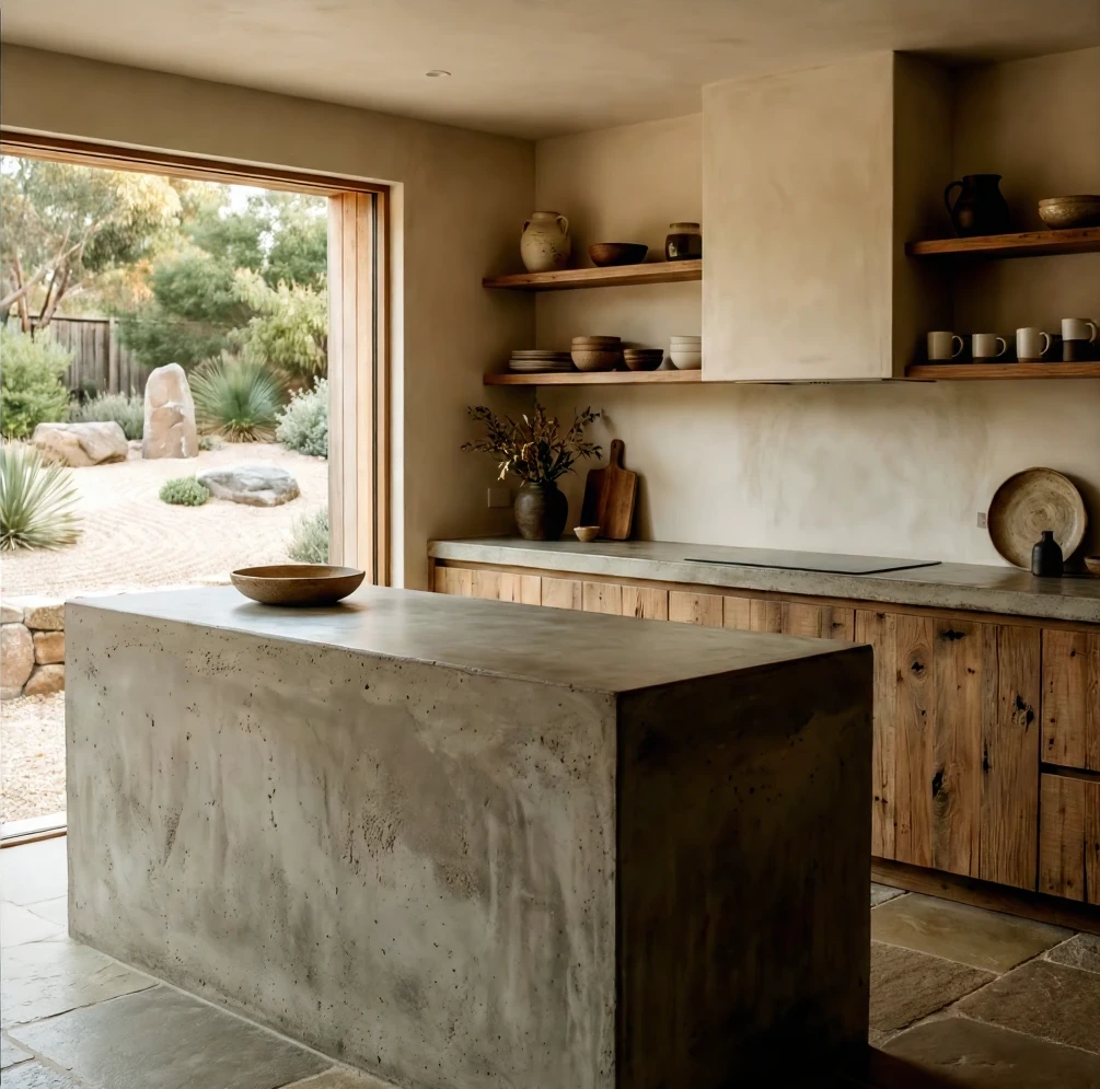 Vertical kitchen detail